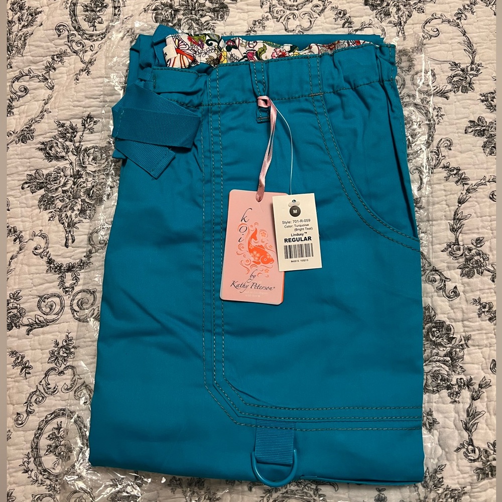 Koi Scrub Pants Style 701-R-059 Turquoise